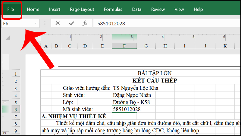 Hướng dẫn chi tiết cách in file Excel sang PDF