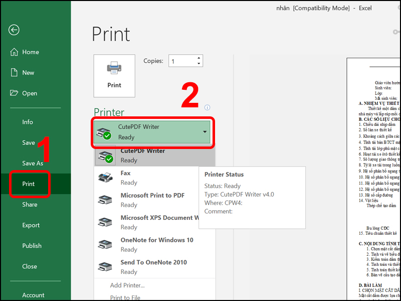 Nhấn Convert to PDF để tiến hành chuyển đổi