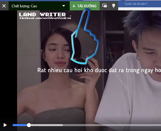 Tải video Facebook về máy tính bằng Cốc Cốc