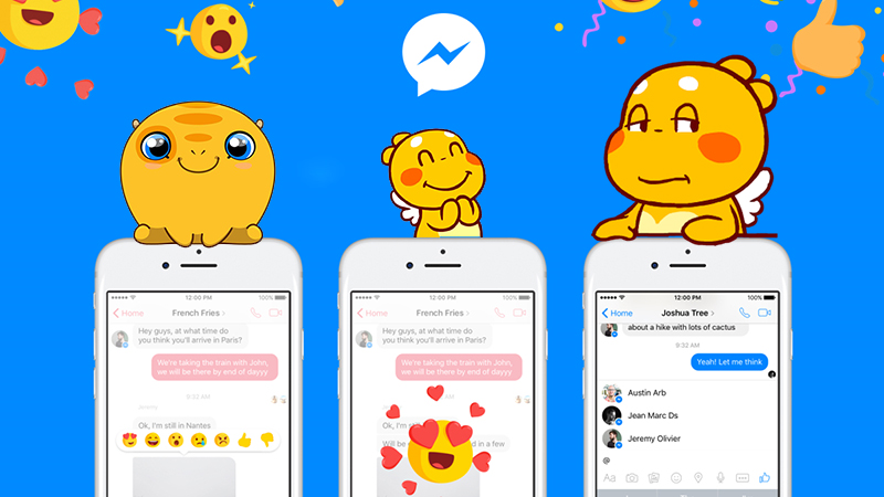 Cách xóa nhãn dán, sticker trên Messenger Facebook đơn giản