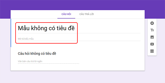 Tạo biểu mẫu trên Google Drive - Thegioididong.com