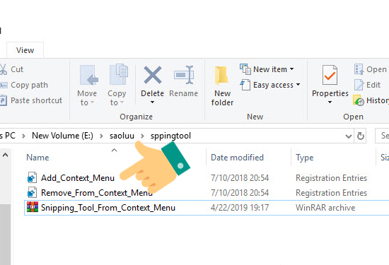 Cách thêm tính năng chụp màn hình vào phím chuột phải trên Windows 10