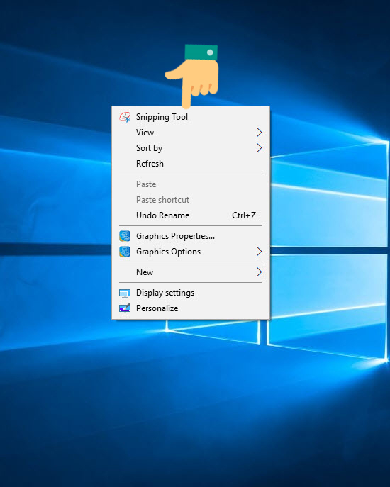 Cách thêm tính năng chụp màn hình vào phím chuột phải trên Windows 10