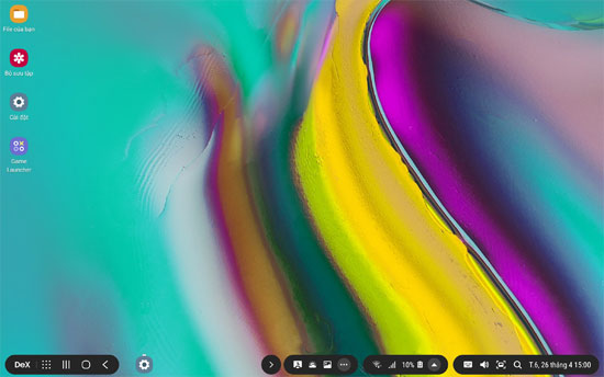 Giao diện quen thuộc như một máy tính bàn