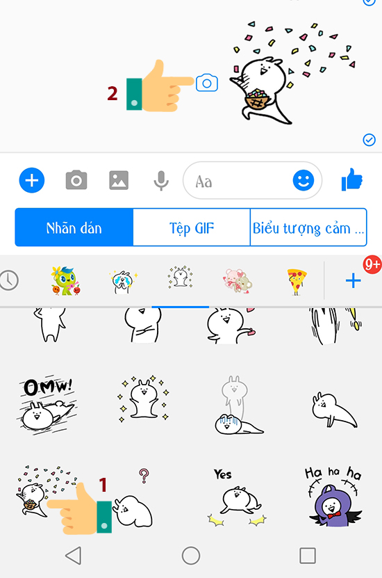 Messenger Kids: How to Download Sticker Packs