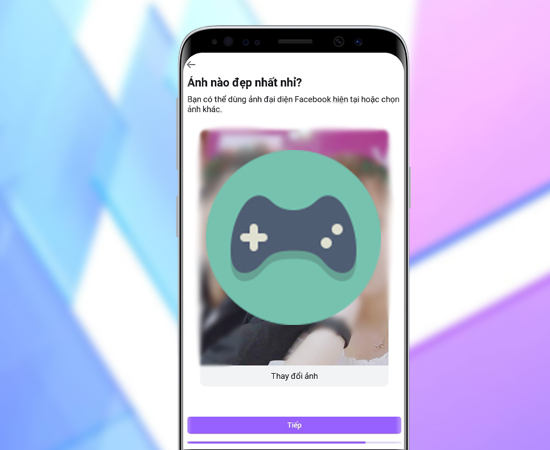 Bước 8: Sau đó Facebook sẽ cập nhật hồ sơ hẹn hò của bạn. Đầu tiên là ảnh đại diện và mặc định hệ thống sẽ lấy ảnh đại diện của bạn nhưng bên cạnh đó các bạn vẫn có thể đổi một tấm ảnh khác nếu như không muốn sử dụng ảnh đại diện nhé.