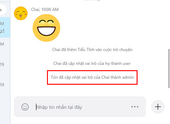Cách thêm Admin vào nhóm chat Skype