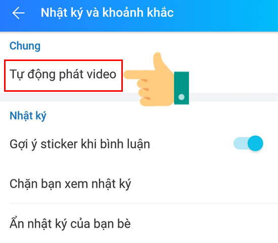 tự động phát video
