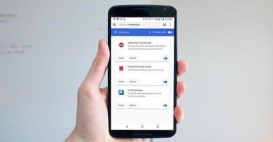 [Video] Cách cài đặt tiện ích từ cửa hàng Chrome cho điện thoại
