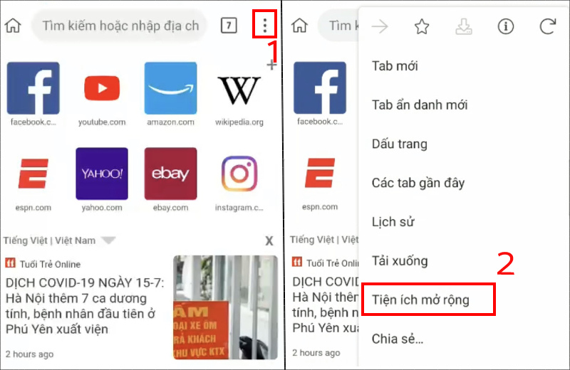 Video] Cách Cài Đặt Tiện Ích Từ Cửa Hàng Chrome Cho Điện Thoại -  Thegioididong.Com