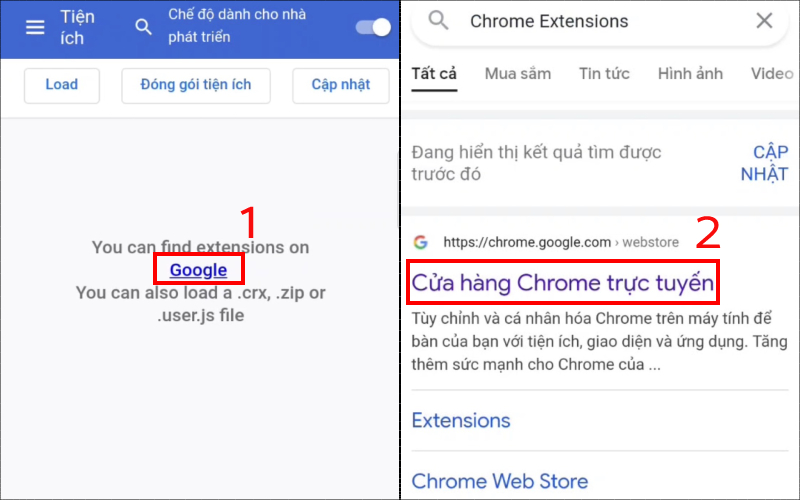 Video] Cách Cài Đặt Tiện Ích Từ Cửa Hàng Chrome Cho Điện Thoại -  Thegioididong.Com