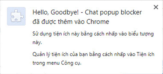 th&ocirc;ng b&aacute;o c&agrave;i đặt xong