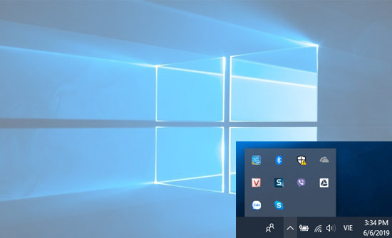 thanh taskbar win10