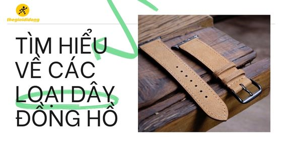 Có các loại dây đồng hồ nào? Top 13 loại dây đồng hồ nổi bật tại TGDĐ