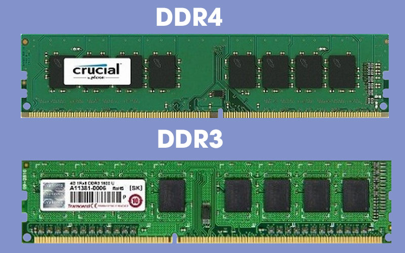 DDR4 và DDR3