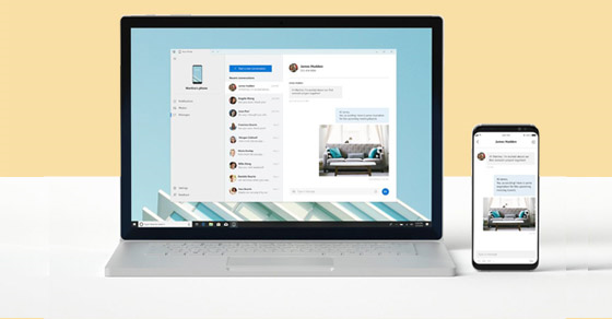 Gửi nhận tin nhắn và tải ảnh giữa Android/PC đơn giản trên Windows10