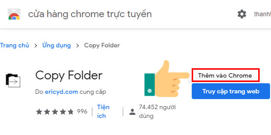 Thêm vào Chrome
