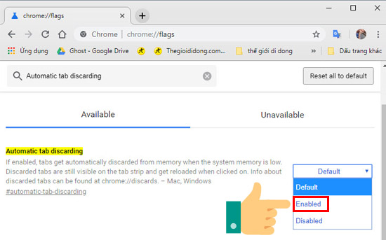  Tự động bỏ tab