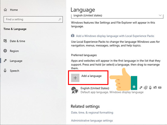 Add a language
