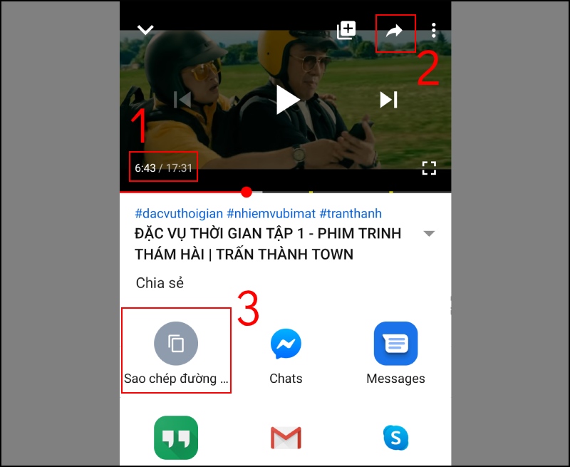 Chia sẻ link video