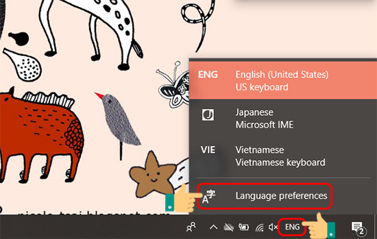 Hướng dẫn viết tiếng Nhật trên Windows 10