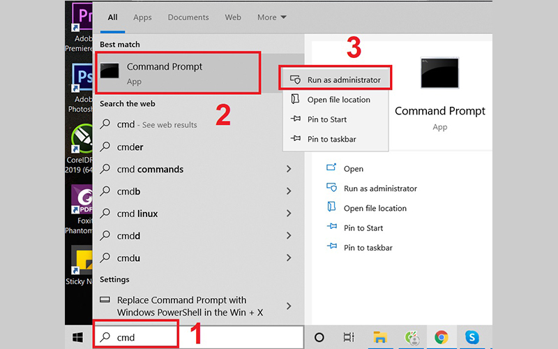 Đổi tên ổ cứng thông qua Command Prompt