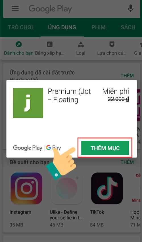 Thêm mục