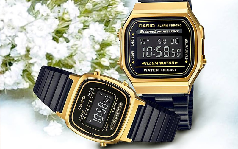 Điều chỉnh giờ hiện hành trên đồng hồ casio 3 nút.