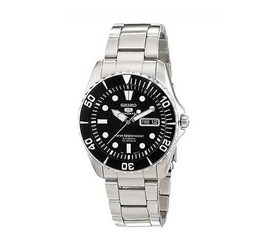 Seiko 5 Black Dial Automatic Watch