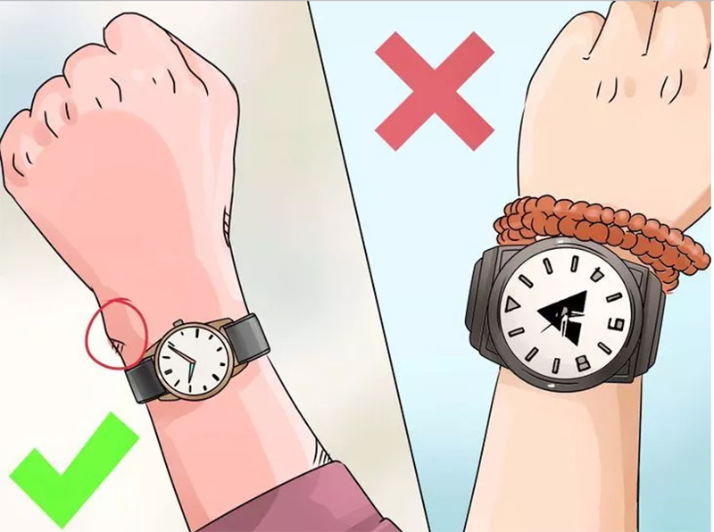 Đeo đồng hồ cách huyệt thần môn