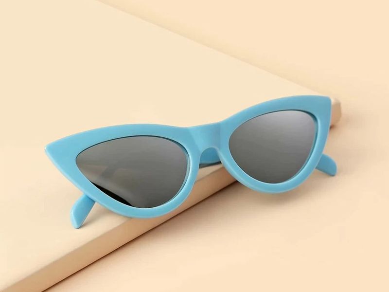 Cat Eye Acrylic Frame Sunglasses