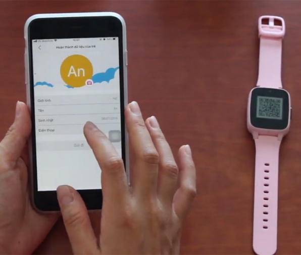 Điền các thông tin cá nhân của con bạn vào đây