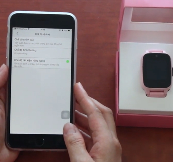 Các chế độ định vị của đồng hồ