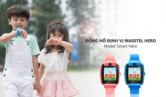 Đồng hồ định vị trẻ em Masstel Super Hero