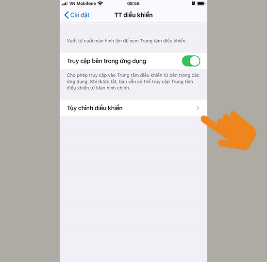 Tùy chỉnh điều khiển