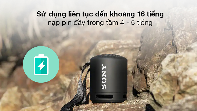 Loa Sony SRS-XB13 sở hữu nhiều tính năng 