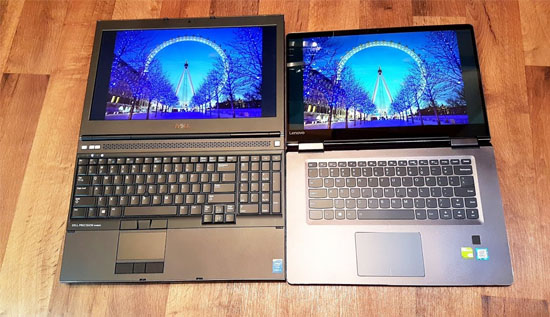 M&agrave;n h&igrave;nh Dell v&agrave; Lenovo