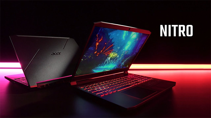 Acer Nitro là dòng laptop gaming có giá phù hợp với học sinh, sinh viên