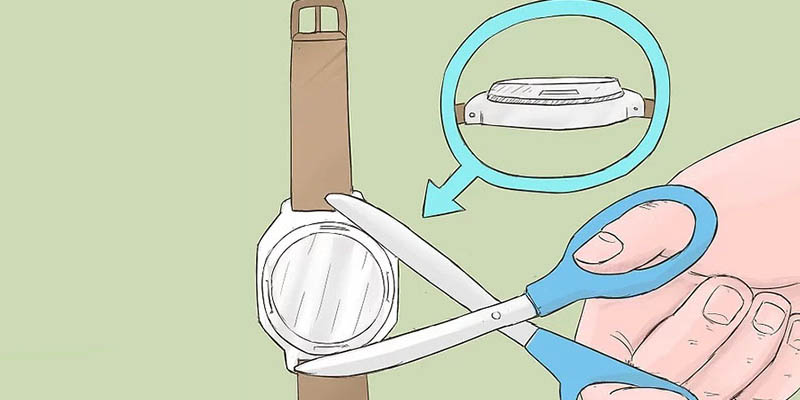 đặt k&eacute;o ở r&atilde;nh mặt lưng đồng hồ để tiến h&agrave;ng th&aacute;o mặt lưng