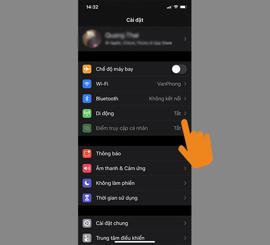 Cài đặt di động