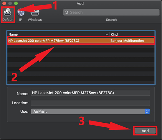 C&aacute;ch kết nối m&aacute;y in với m&aacute;y Mac