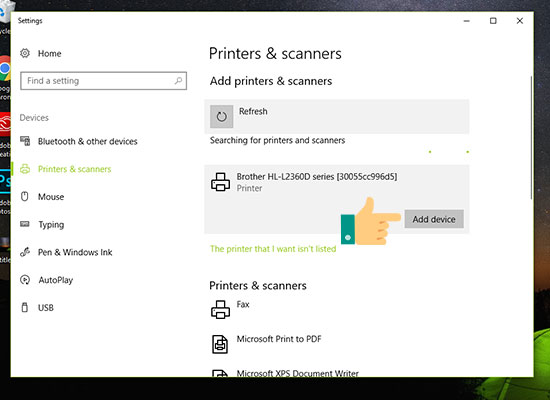 &aacute;ch kết nối m&aacute;y in với m&aacute;y t&iacute;nh Windows