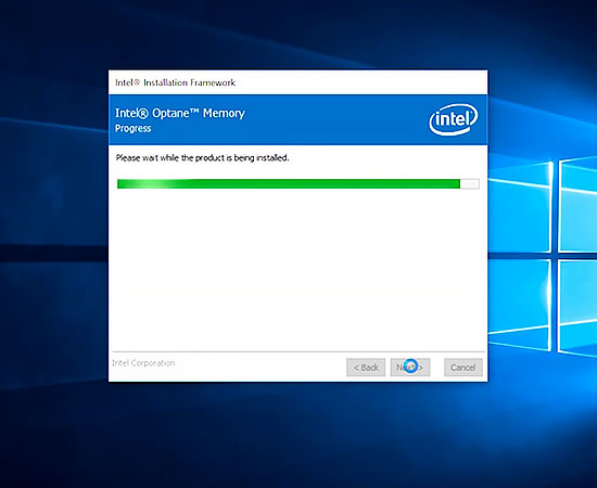 Đợi cho phần mềm cài đặt, và sau khi cài đặt xong thì chương trình sẽ yêu cầu bạn reset máy.
