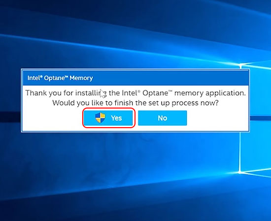 Sau khi máy được khởi động lại thì sẽ có yêu cầu như hình bên dưới và bạn chỉ việc bấm 