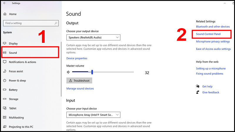 asus realtek hd audio manager enable all speakers in 5.1