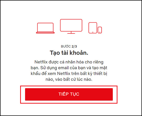 Tạo một tài khoản.