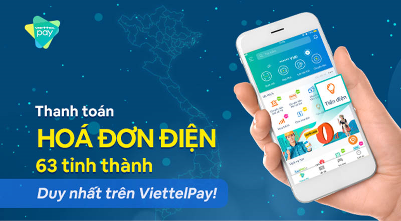 Dùng Viettel Pay để thanh toán tiền điện, tiền nước