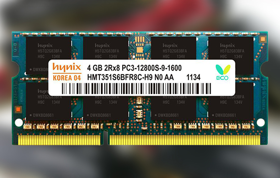 C&aacute;c dung lượng RAM phổ biến