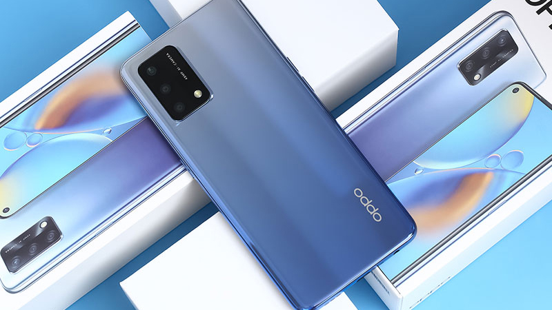 Thiết kế bắt mắt của OPPO A74