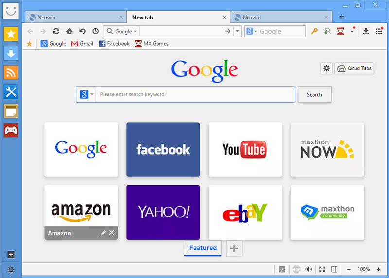 Maxthon Browser là trích duyệt chú trọng vào tốc độ kết nối